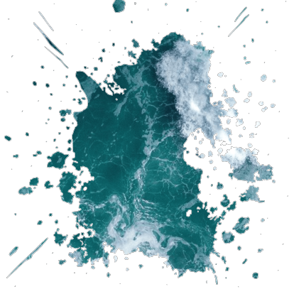 Eco bag "Splash of the sea"