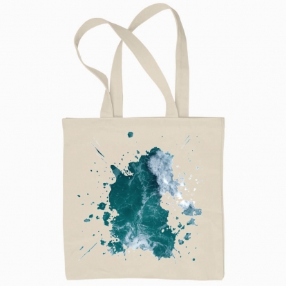 Eco bag "Splash of the sea"