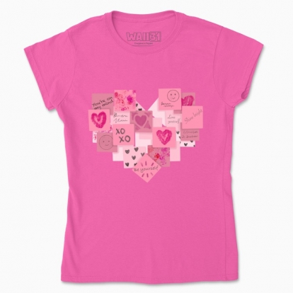 Women's t-shirt "Sticky notes"