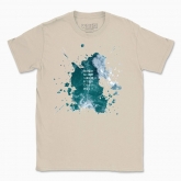 Men's t-shirt "Splash of the sea"