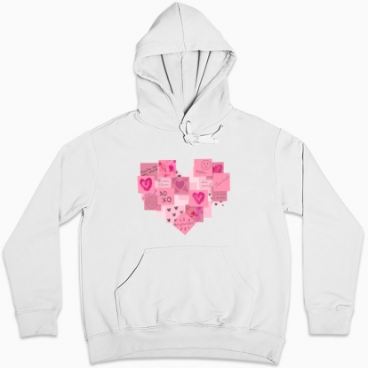 Women hoodie "Sticky notes"
