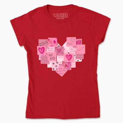 Women's t-shirt "Sticky notes"