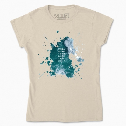 Women's t-shirt "Splash of the sea"